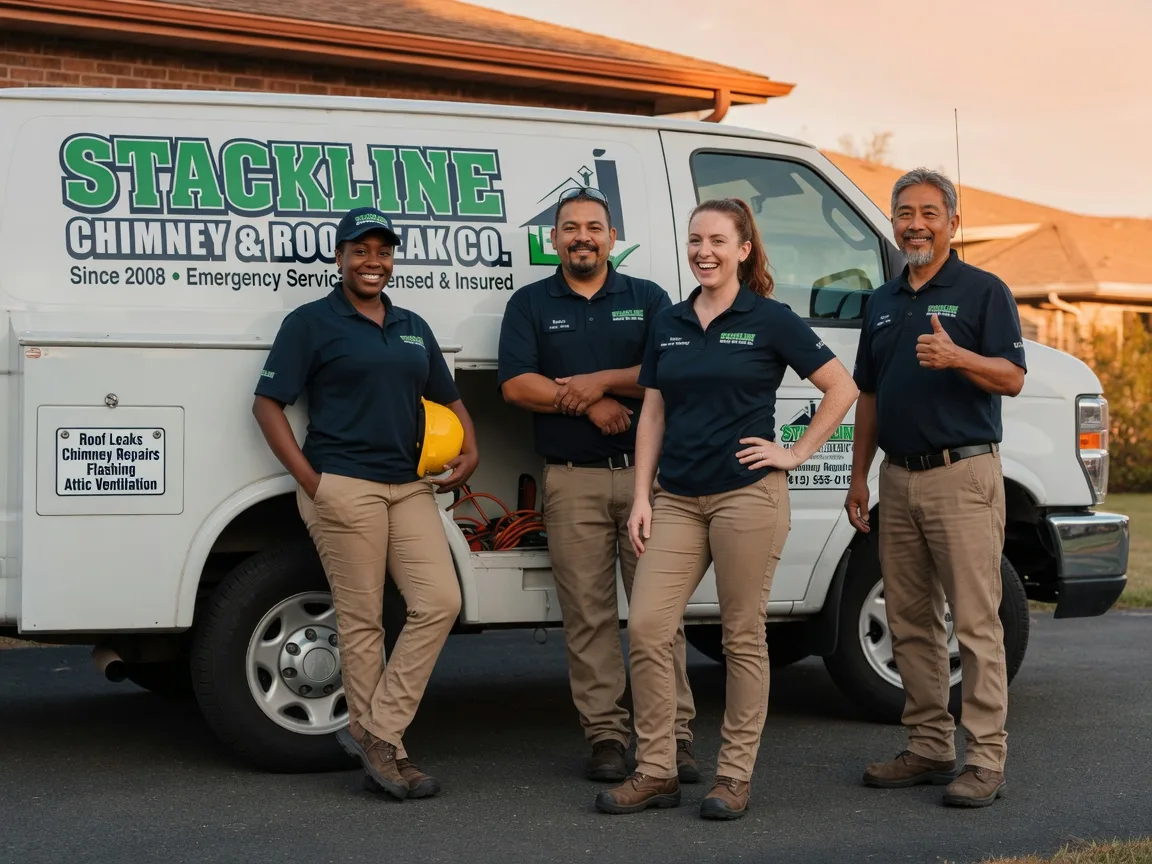 Chimney flashing repair company in Wyoming, IL